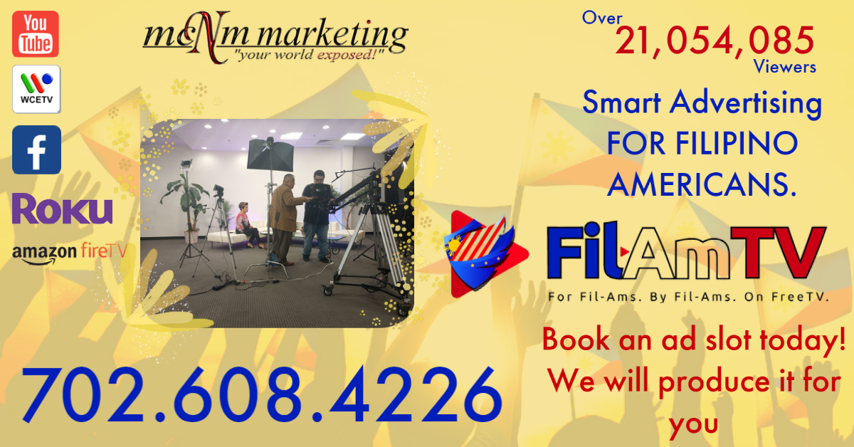 Advertising FOR FILIPINO AMERICANS.-1