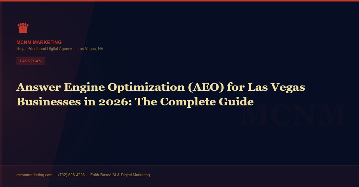 Mcnm answer engine optimization aeo for