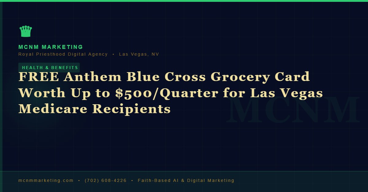 Mcnm free anthem blue cross grocery card wort