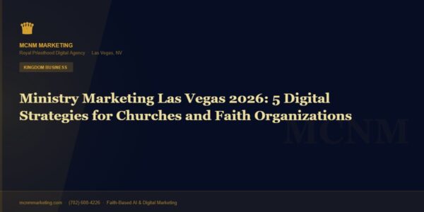Ministry Marketing Las Vegas 2026: 5 Digital Strategies for Churches and Faith Organizations