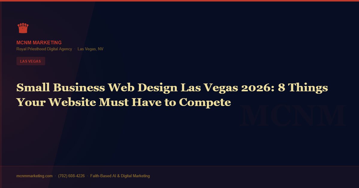 Mcnm small business web design las vegas