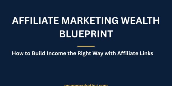 Affiliate Marketing Wealth Blueprint: How to Build Income the Right Way with Affiliate Links