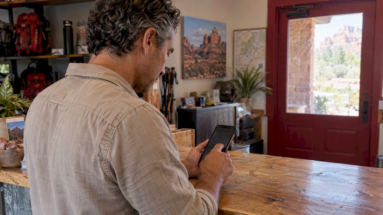 Tour operator testing a website booking form