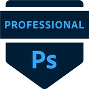 Adobe Certified Professional in Visual Design Using Adobe Photoshop badge
