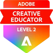 Adobe Creative Educator Level 2 badge